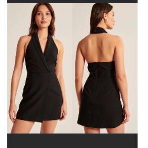 Abercrombie halter mini skort dress
